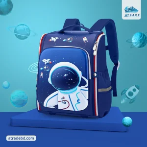 Waterproof School Bags for Kids - Astronaut - Blue
